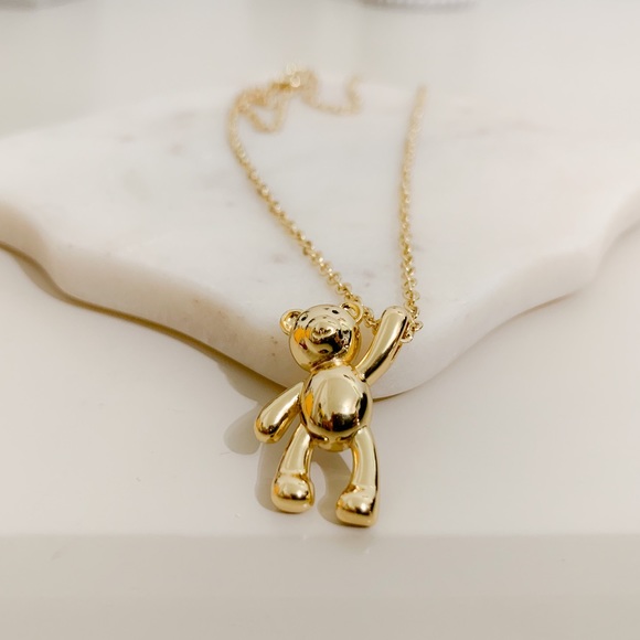 🐻Teddy Bear Necklace | 14k Gold Filled - Picture 6 of 9